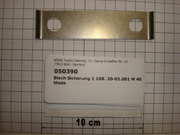 Sicherungsblech,26x101x1mm,für Trommelflansch,P/M12-18,P300