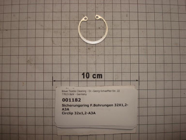 Circlip,32x1,2mm,galvanized,DIN472