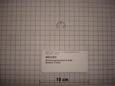 Safety washer,9mm,galvanized,DIN6799