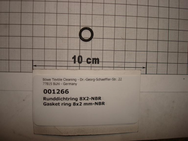Gasket,round,8x12x2mm,o-ring,NBR