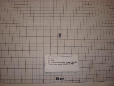 Metal screw,DIN7971,4.8x9.5mm,galvanized
