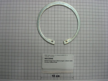 Circlip,120x4mm,galvanized,DIN472