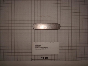 Fitting key,A20x12x90mm,DIN6885