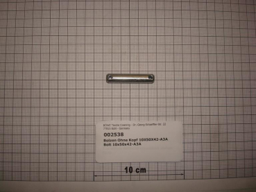 Bolt,10x50x42mm,galvanized