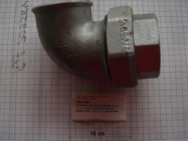 Winkelverschraubung,96V65,I/I,2 1/2", konisch dichtend,verzinkt