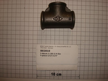 T-piece,130S20,3/4",black