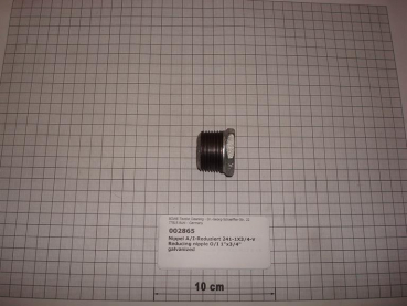 Reducing nipple,241V2520,O/I,1"x3/4",galvanized