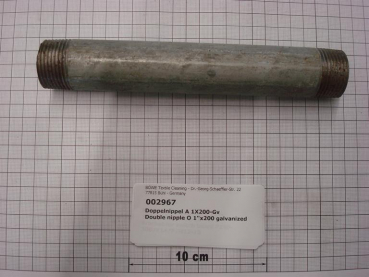 Double nipple,NIPV2520,1"x200mm,galvanized