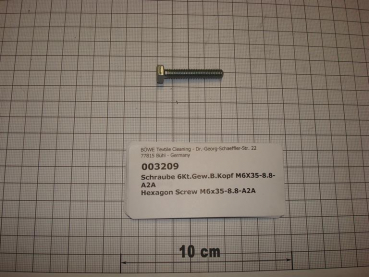 Hexagon screw DIN933,M6x35mm,8.8,galvanized