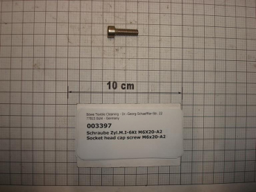 Cylinder screw DIN912,M6x20mm,A2 stainless steel