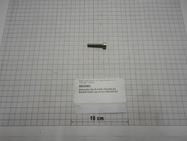 Cylinder screw DIN912,M6x30mm,A2 stainless steel