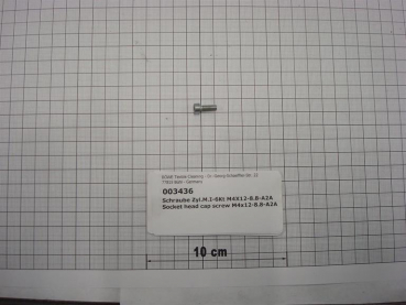 Cylinder screw DIN912,M4x12mm,8.8,galvanized