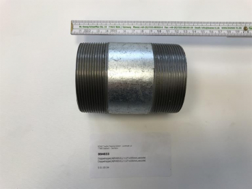 Double nipple,NIPV6510,2 1/2"x100mm, galvanized