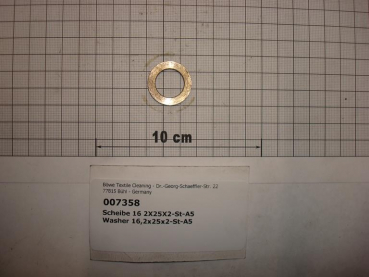 Washer,16,2x25x2mm,galvanized