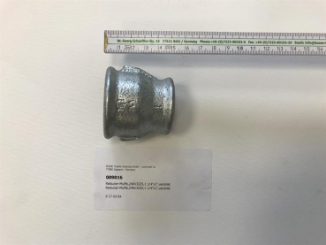 Reducing socket,240V3225,1 1/4"x1",galvanized