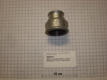 Reducing socket,240V4025,I/I,1 1/2"x1",galvanized