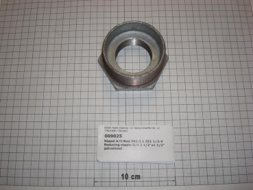Reducing nipple,241V6540,O/I,2 1/2"x1 1/2",galvanized