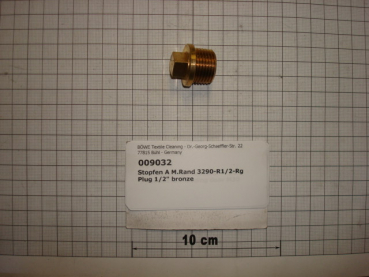 Plug,3290,DN15,1/2",red brass