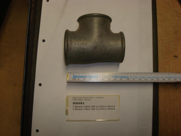T-piece,reduced,130V404032,1 1/2"x1 1/2"x1 1/4",galvanized