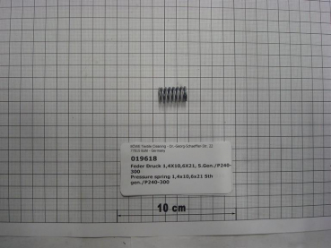 Pressure spring,10,6x12x21mm,5th gen.,P240,P300