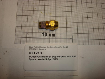 Spray nozzle,5.0Gph,80°,SP5,Spraymatic
