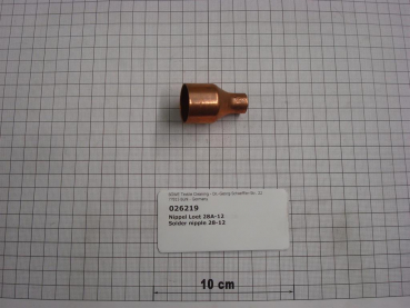 Lötnippel,28a-12mm,Kupfer,DIN2863,Nr.5243