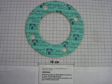 Gasket,round,90x160x3mm,centellen,4-holes,5th gen.,P470,SI70,P25