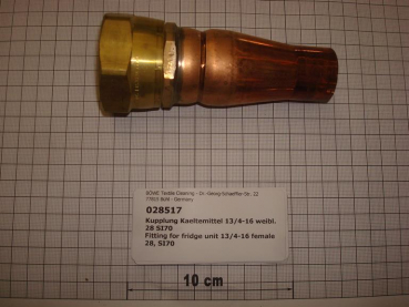 Fitting for fridge unit 13/4-16 female 28, SI70
