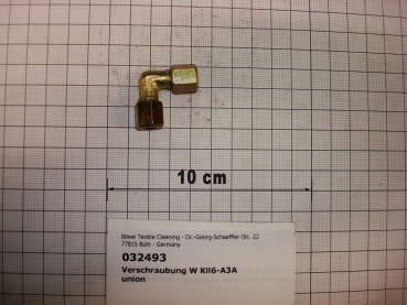 Winkelverschraubung,6x6mm,verzinkt,DIN2353, Schneidring