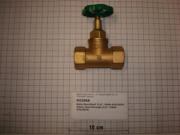 Straightway valve,3/4",w.hand wheel,teflongasket,P445,P470,SI70