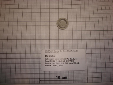Screw cap PG 13,5, 5th gen/P240-300/K16-50/A80
