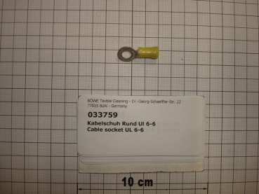Cable socket,round,6,9x13,7mm,UL