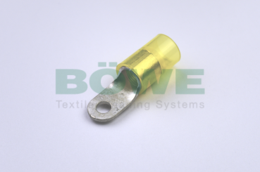 Crimp type socket,insulated,25qmm,M5,f.round conductor,yellow