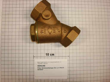 Strainer,DN40,1 1/2",ND16,Red Brass,Premium-Edition