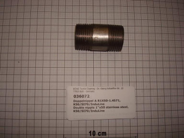 Double nipple,NIPV4A2506,1"x60mm,stainless steel