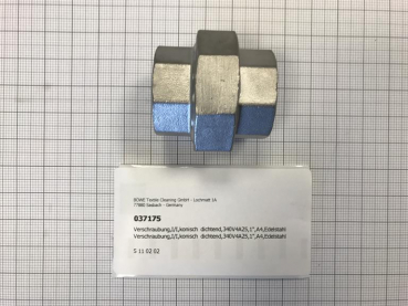 Screw connection,I/I,conical sealing,340V4A25,1",A4,stainless steel