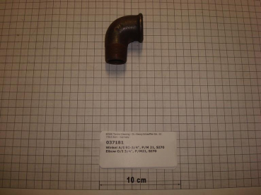 Elbow 92S20,O/I,3/4",black