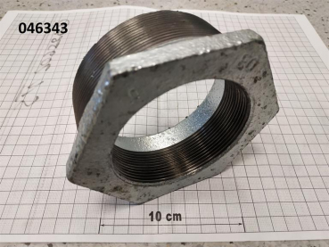 Reducing nipple,241V10080,O/I,4"x3",galvanized,D250