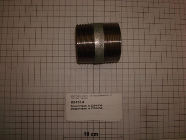 Double nipple,NIPV5006,2"x60mm,galvanized