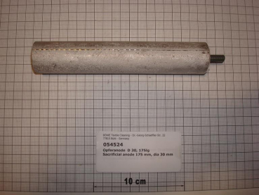 Sacrificial anode 175 mm dia 30 mm