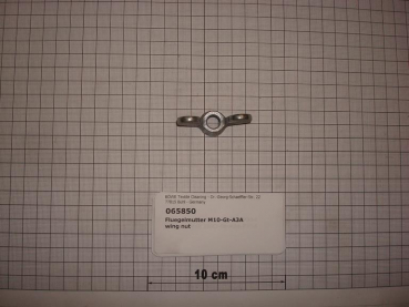 Wing nut,M10-GT,galvanizedK540,Polysorba,InduLine