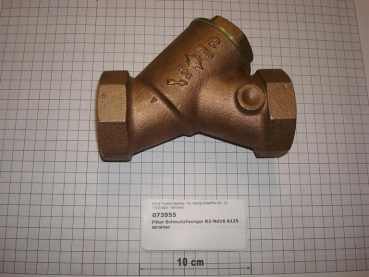 Strainer,DN50,2",ND16,Red Brass,Premium-Edition