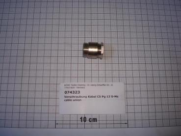 Cable union C5 PG 13,5, brass