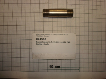 Double nipple,NIPV4A1006,3/8"x60mm,stainless steel