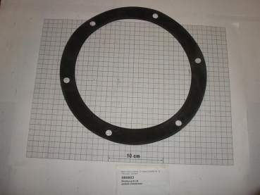 Gasket,round,218x274x2mm,6-holes,centellen,for condenser,P445