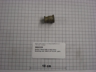 Reducing socket,240V0804,I/I,1/4"x1/8",galvanized