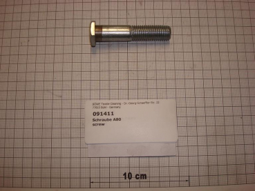 Hexagon screw DIN601,M16x70mm,A80