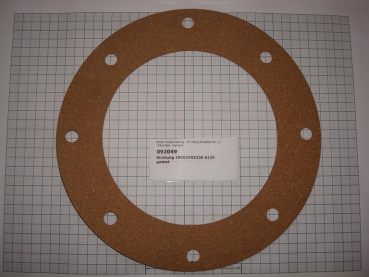 Gasket,round,180x270x3,2mm,8-holes,A125