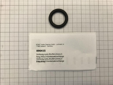 Gasket,round,20x29x4,5mm,o-ring,viton,for condenser coil
