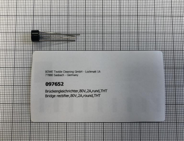 Bridge rectifier,80V,2A,round,THT